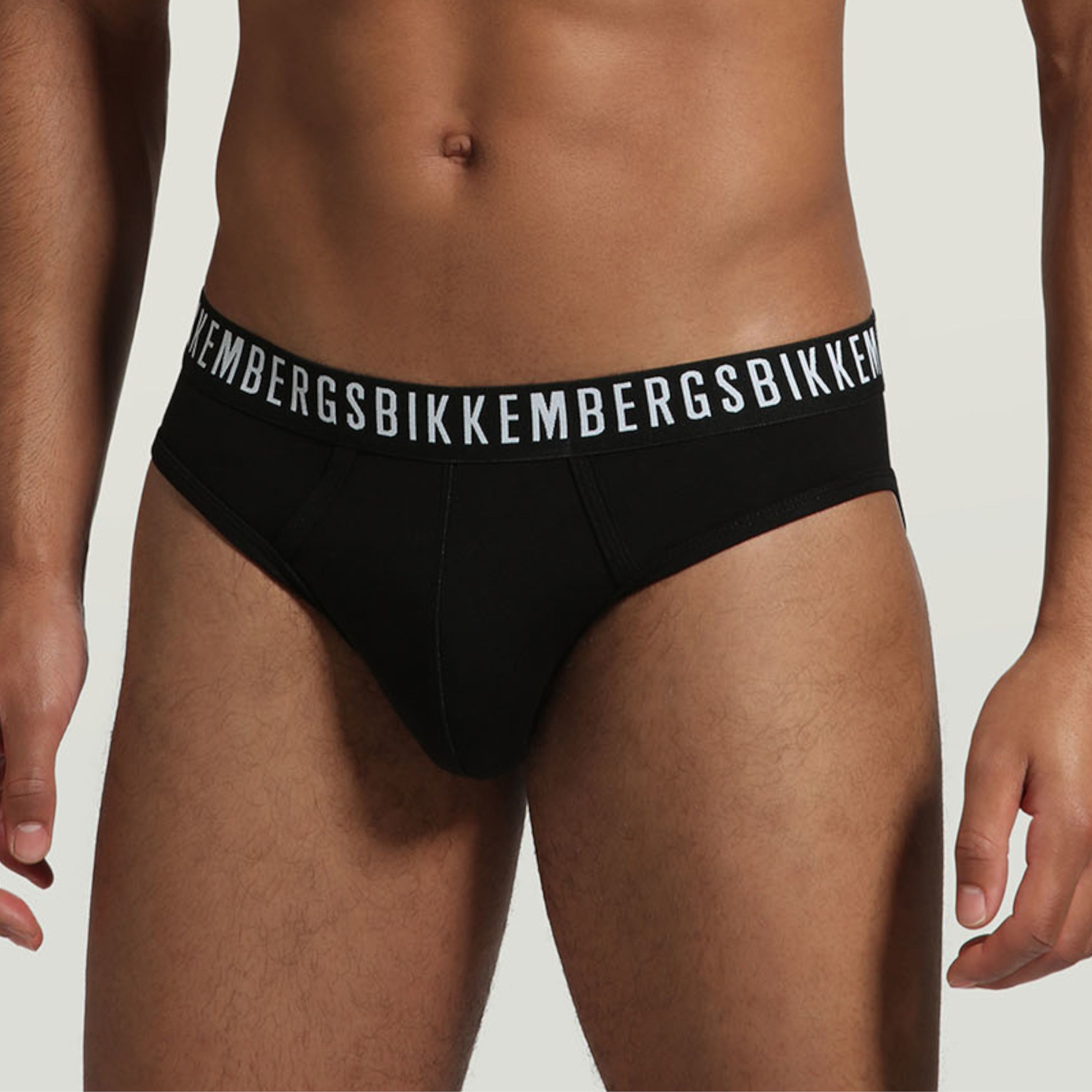 Мужские трусы брифы черные набор 2 в 1 Bikkembergs CLASSIC BKK1USP02BI/2 фото 4