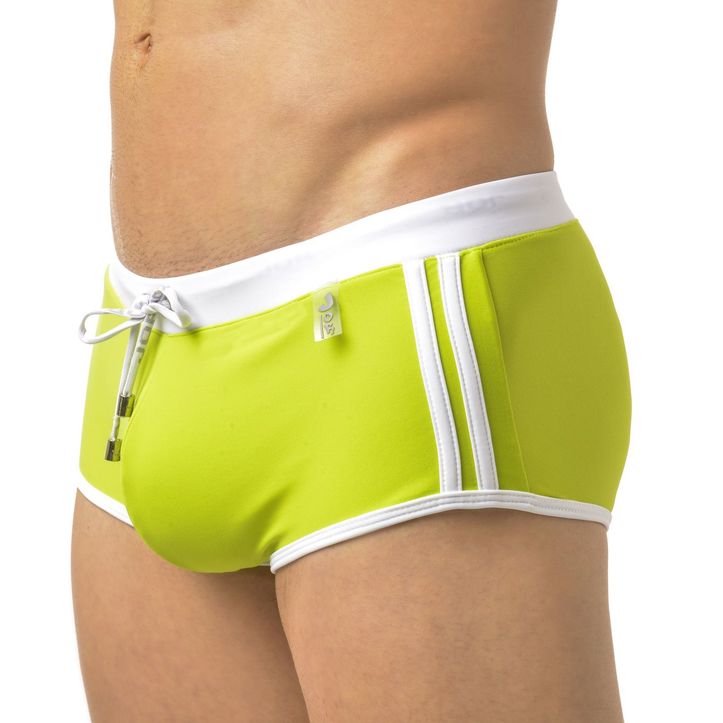 Мужские плавки зеленые Jor Sport Green Trunk фото 2