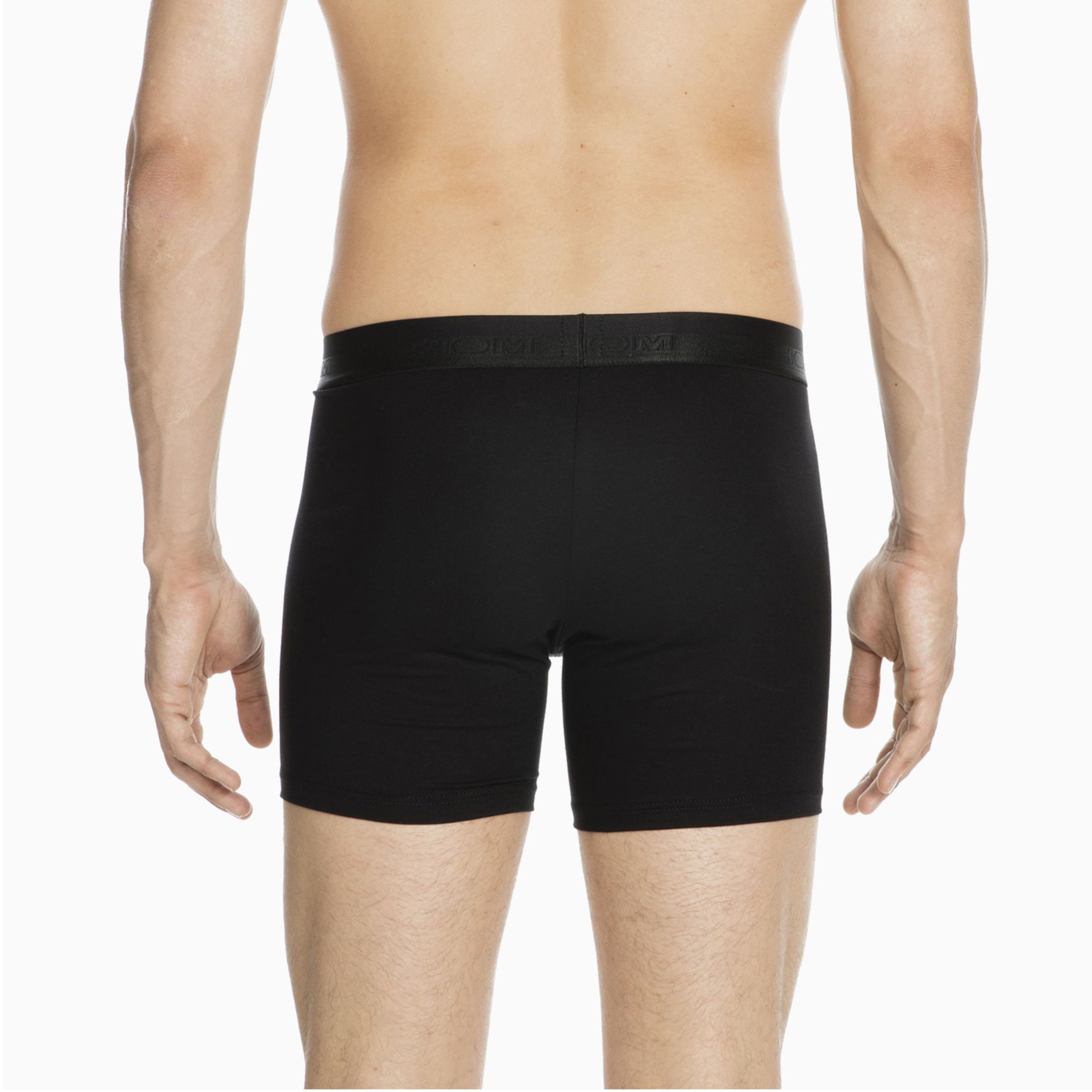 Мужские трусы боксеры удлиненные черные HOM HO1 Long Boxer Briefs HO1 359519_400004 фото 5