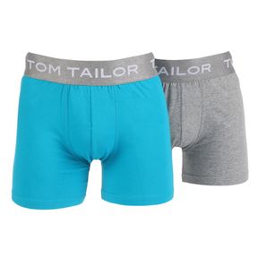 Фото Мужские трусы боксеры набор 2в1 (голубой, серый) Tom Tailor 70480/6061 320
