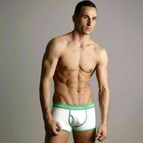 Фото Мужские трусы боксеры Calvin Klein 365 White Green