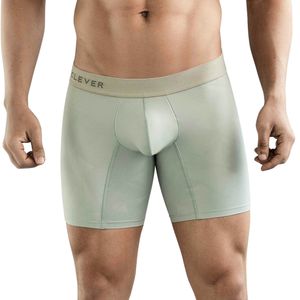 Фото Мужские трусы боксеры светло-зеленые Clever Moda GENIE LONG BOXER 177810