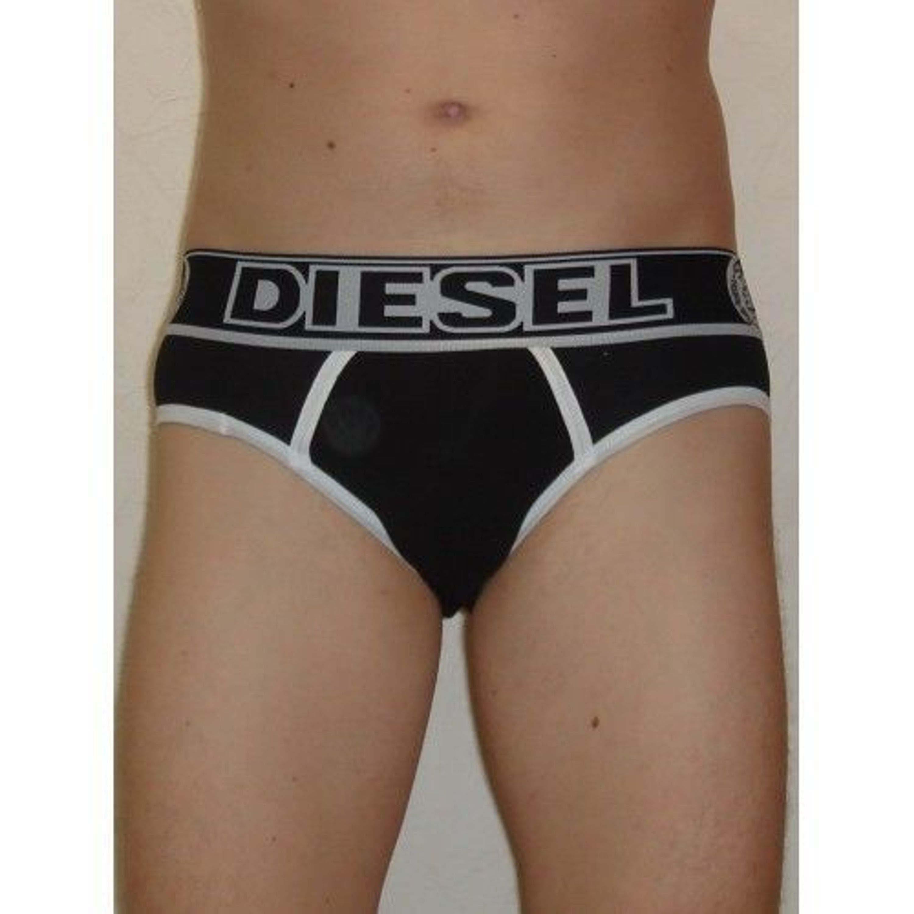 Мужские трусы брифы черные (модал)  Diesel Indian Black Brief DIS0088 фото 1