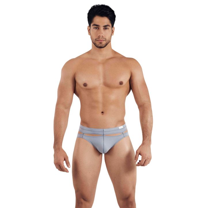 Мужские брифы серые с вырезами Clever BRUSELAS BRIEF 031012 