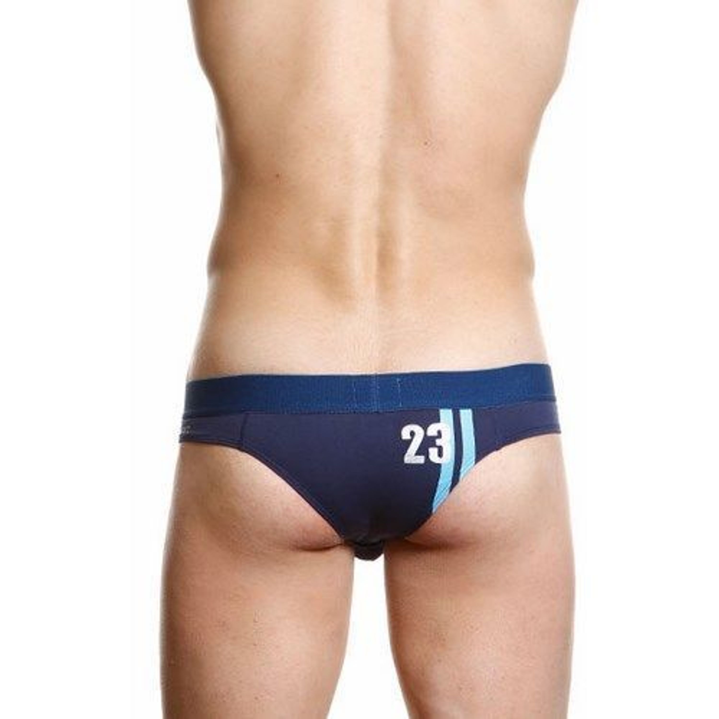 Мужские трусы слипы темно-синие CROOTA Inner Sport Bikini Brief Dark Navy CR00030 фото 2