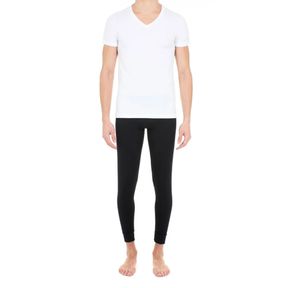 Фото Мужская футболка белая HOM SUPREME COTTON Tee-Shirt V Neck 401331_400003
