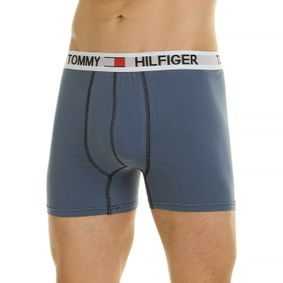 Фото Мужские трусы боксеры голубые Tommy Hilfiger 44887
