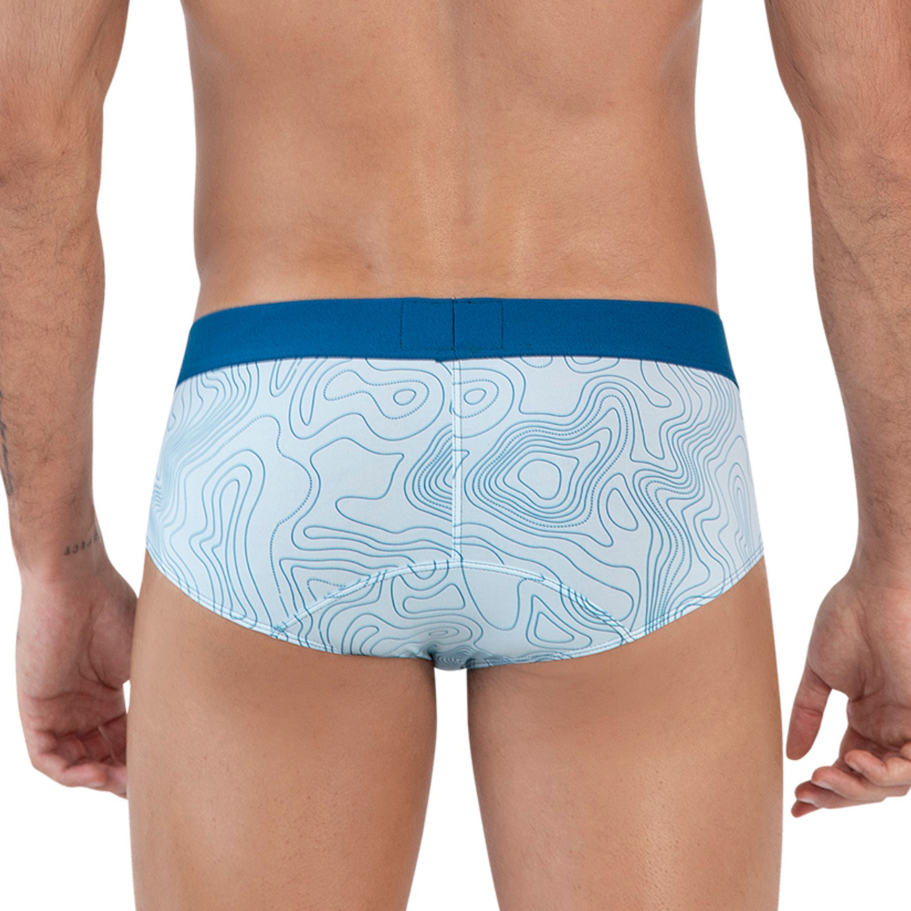 Мужские трусы брифы голубые с принтом Clever EMPHATIC CLASSIC BRIEF 164107 фото 3