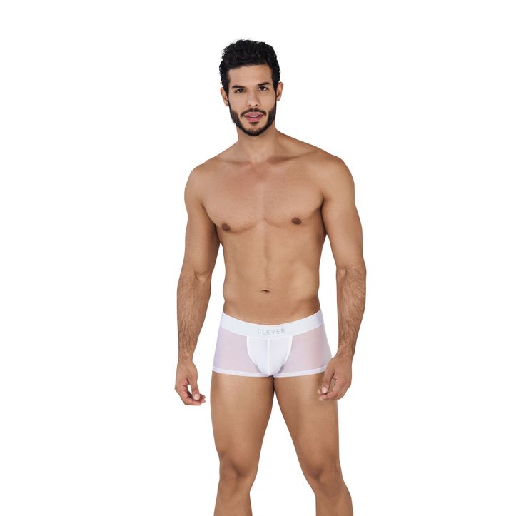 Мужские трусы боксеры белые Clever LUXURY BOXER 061701 