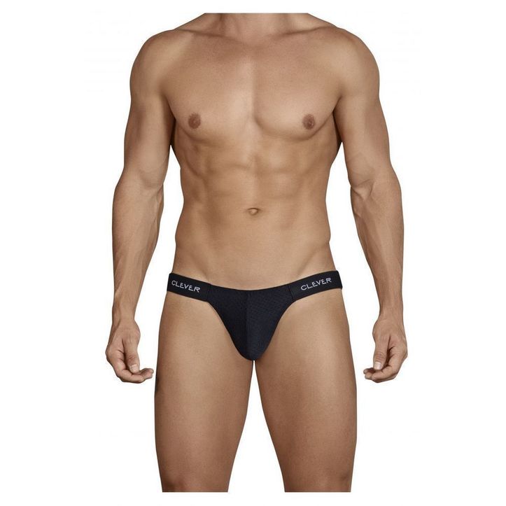 Мужские трусы танга черные Clever Valeriano Brief 508911 
