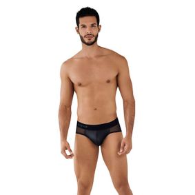 Фото Мужские трусы брифы черные в сетку Clever HARMONY BRIEF 080211