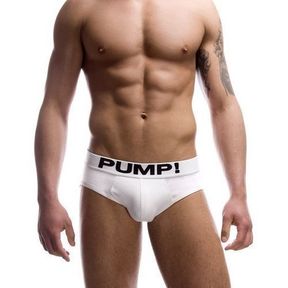 Фото Мужские трусы брифы Pump Brief White PU014-1
