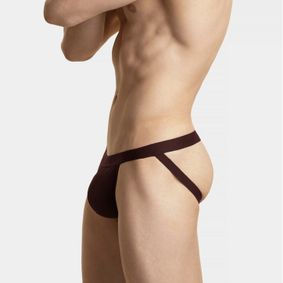 Фото Мужские трусы джоки коричневые ATLANTIC Jock Strap MP-1571/1