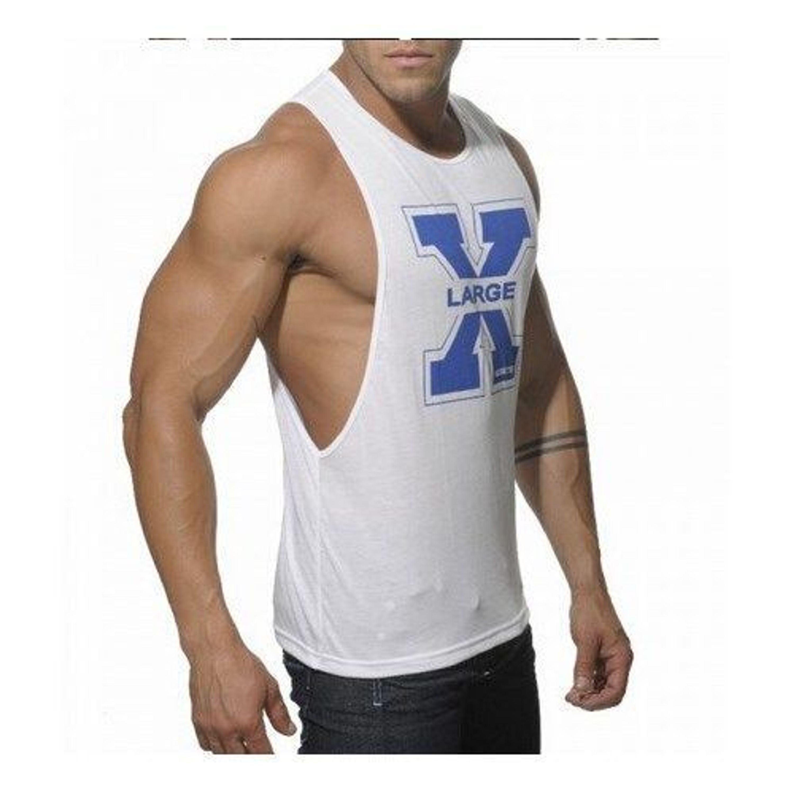 Мужская майка белая ADDICTED TANK-TOP White X-LARGE 29191 фото 3