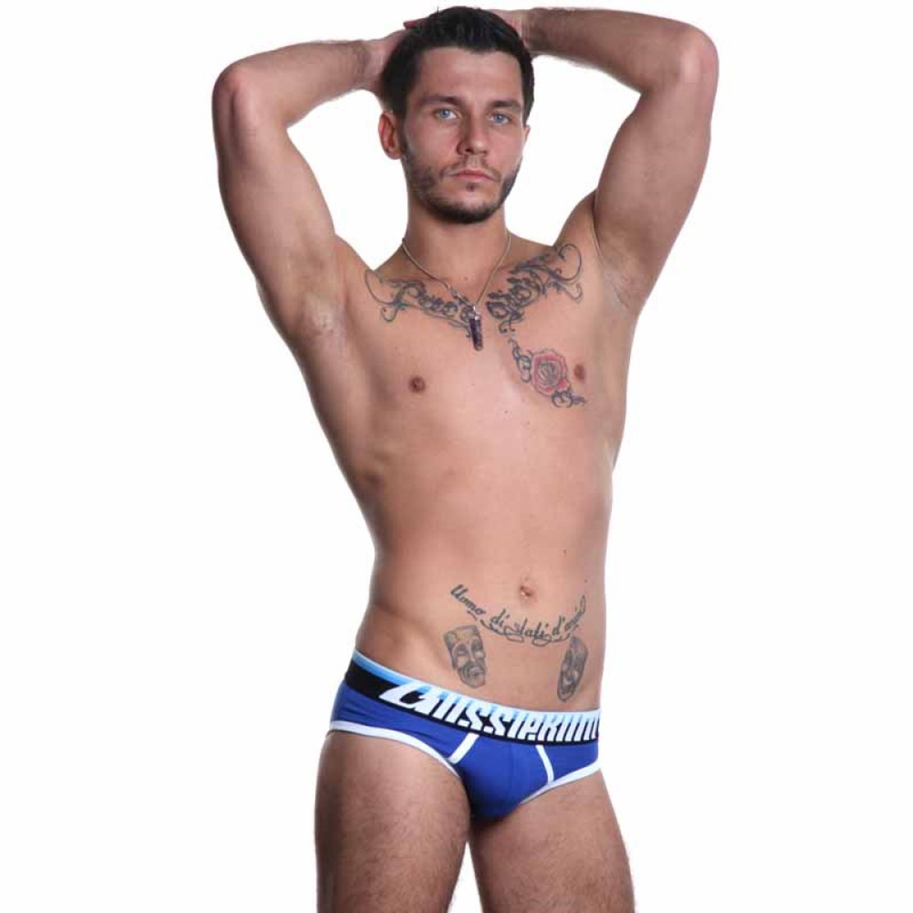 Мужские трусы слипы Aussiebum Bodyform Shape Brief Blue AB2074-7 фото 1