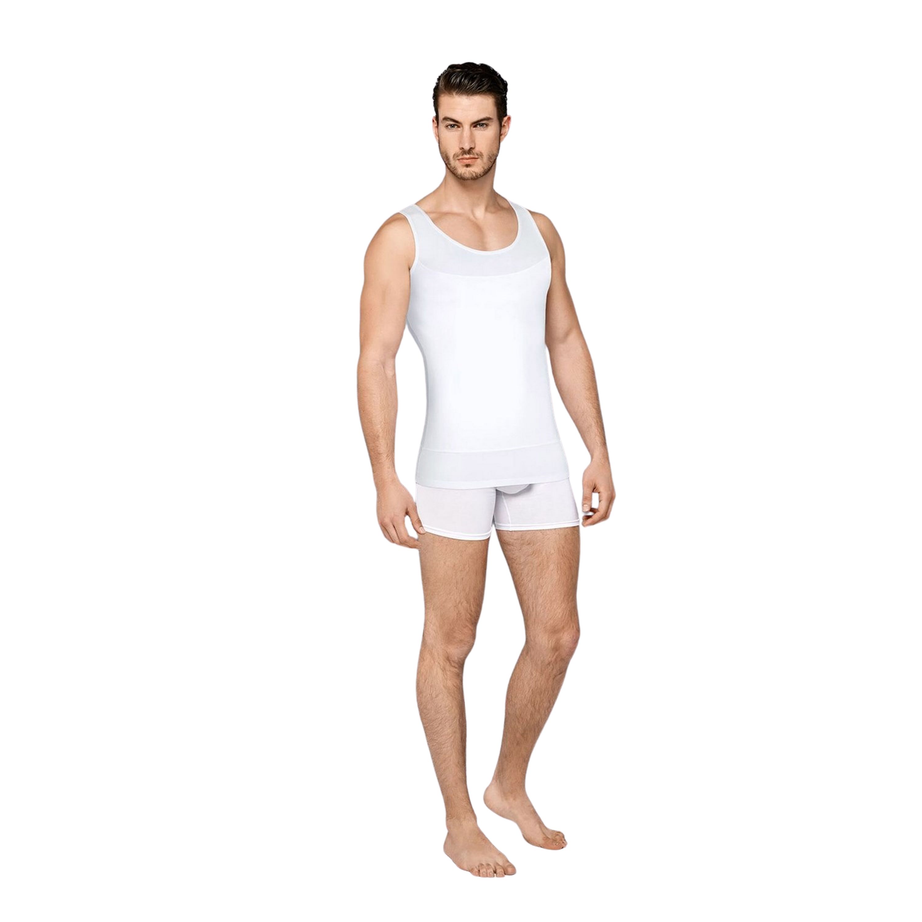 Мужская утягивающая майка Doreanse белая 5965 фото 1