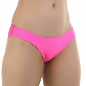 Фото Женские трусы слипы с кружевной вставкой малиновые ROMEO ROSSI RR2503-24