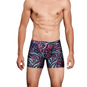 Фото Мужские трусы боксеры темно-синие с разноцветным принтом Doreanse 1872