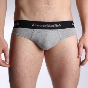 Фото Мужские трусы брифы серые Abercrombie&Fitch Sports Brief Grey