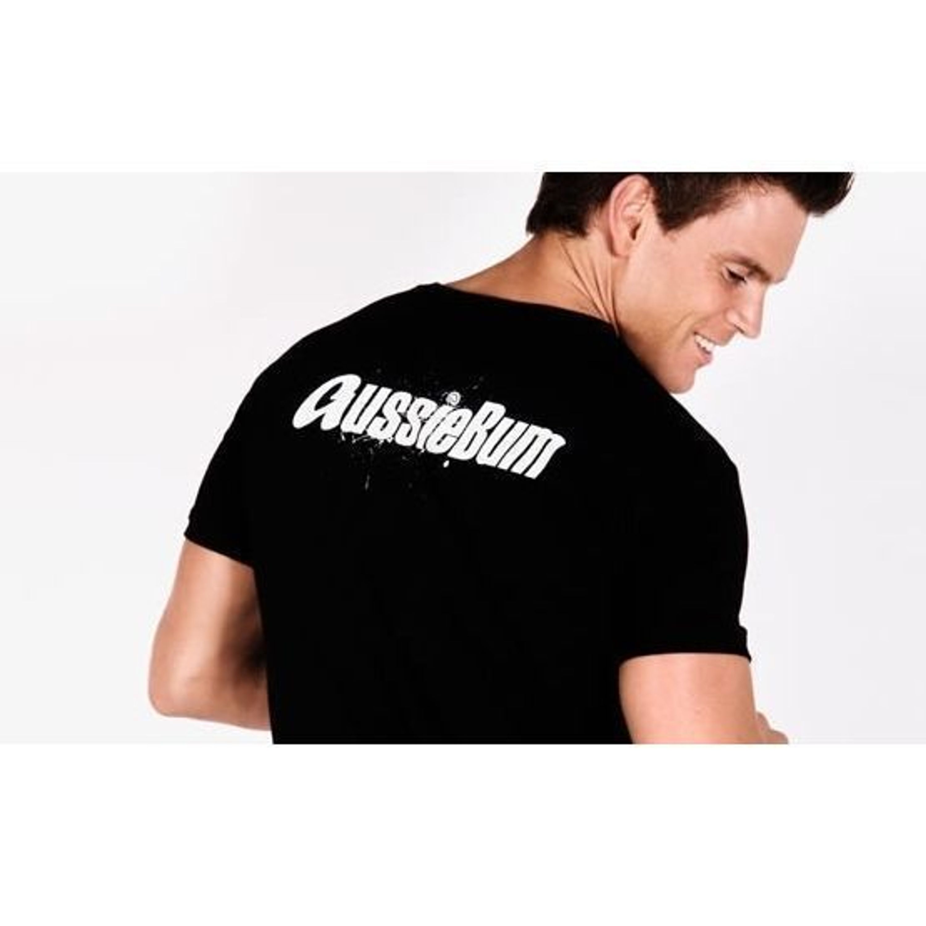 Мужская футболка черная AussieBum Black Deadly фото 3