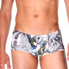 Фото Мужские трусы боксеры серые с принтом Cosmos Colors TW30_BBY