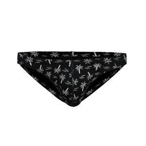 Фото Мужские трусы слипы черные с принтом DARKZONE DZN6478