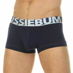 Фото Мужские трусы боксеры темно-синие Aussiebum