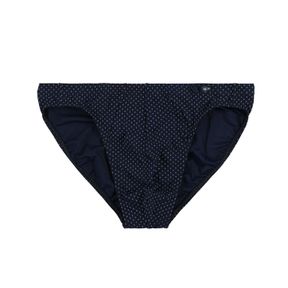 Фото Мужские трусы слипы темно-синие с принтом HOM MAX Comfort Micro Briefs 401912_4000RA