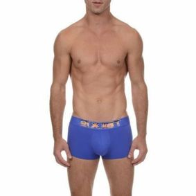 Фото Мужские трусы боксеры синие 2(x)ist Men's Electric No-Show Boxers Limited Edition Navy