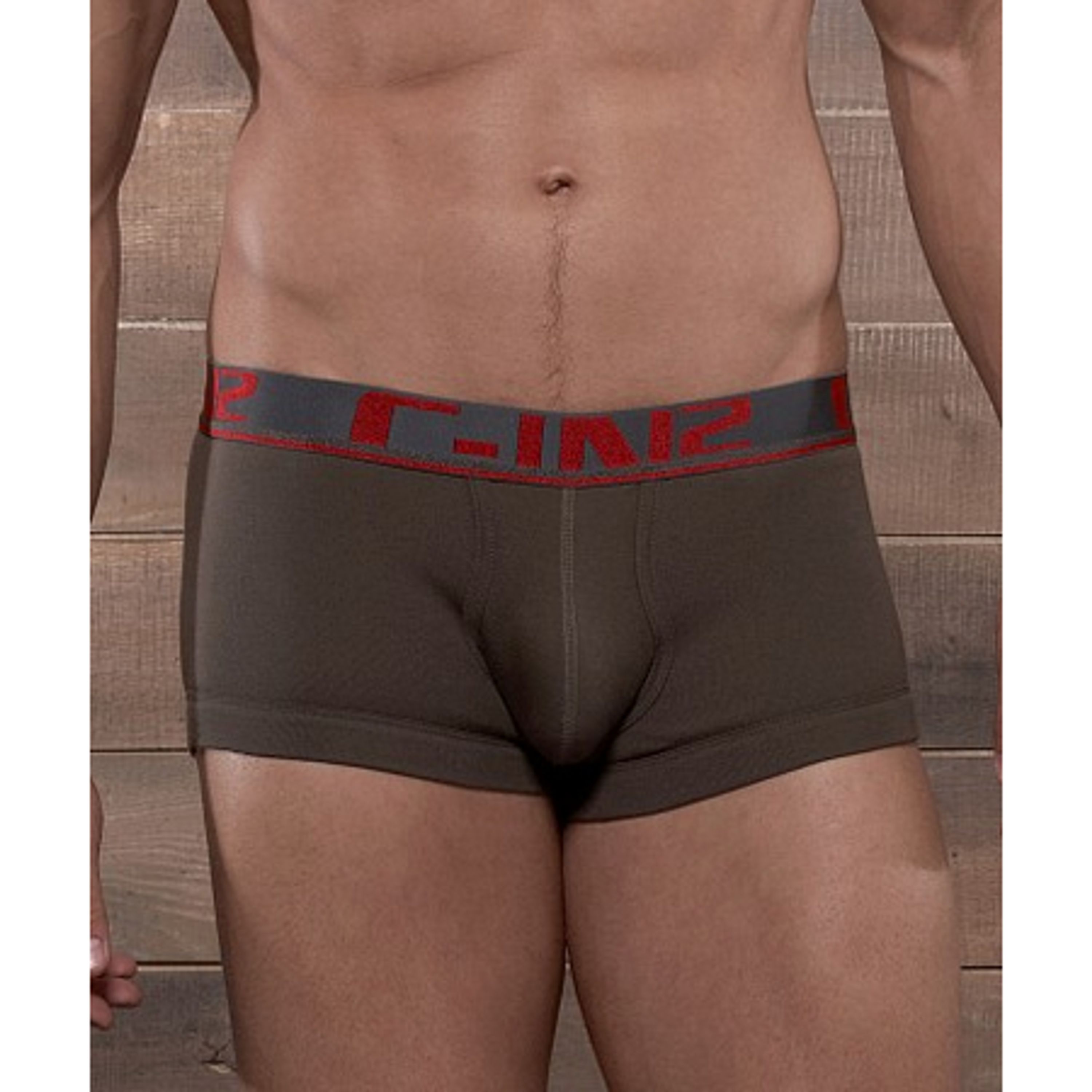 Мужские трусы боксеры коричневые C-IN2 Pop Colors Low No Show Profile Boxer Espresso фото 2