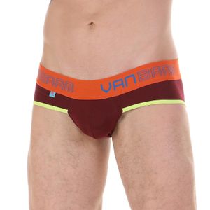 Фото Трусы мужские слипы бордовые Van Baam VB45209