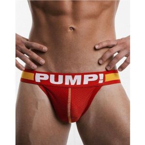 Фото Мужские трусы джоки красные Pump Red Jock H115-8