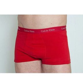 Фото Мужские трусы боксеры красные Calvin Klein MEN