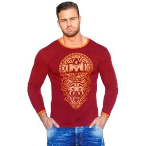 Фото Мужской лонгслив EPATAGE красный "римский орнамент" 