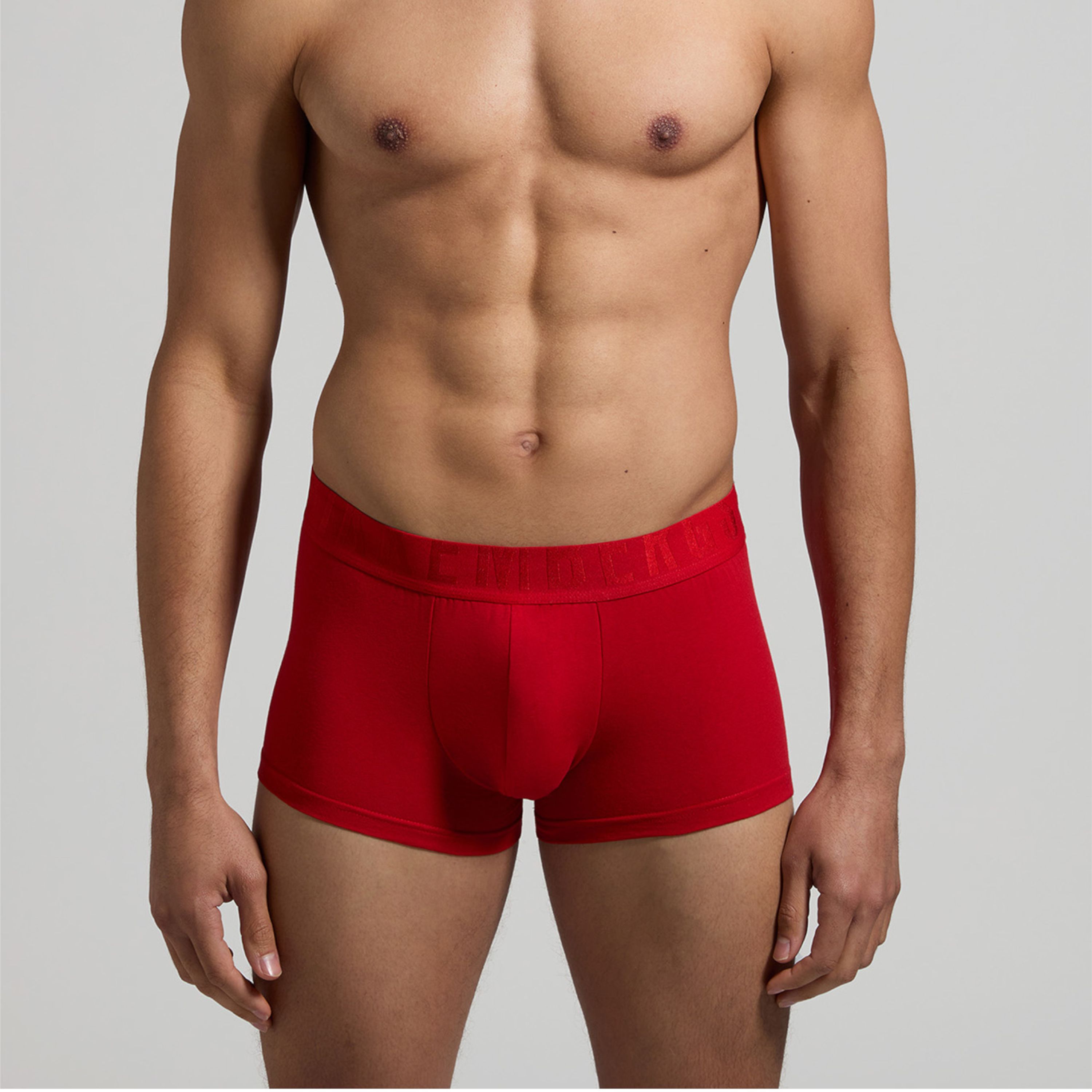 Мужские трусы хипсы (черный, красный) набор 2 в 1 Bikkembergs CUT BKK51UTR22BI/2 фото 5