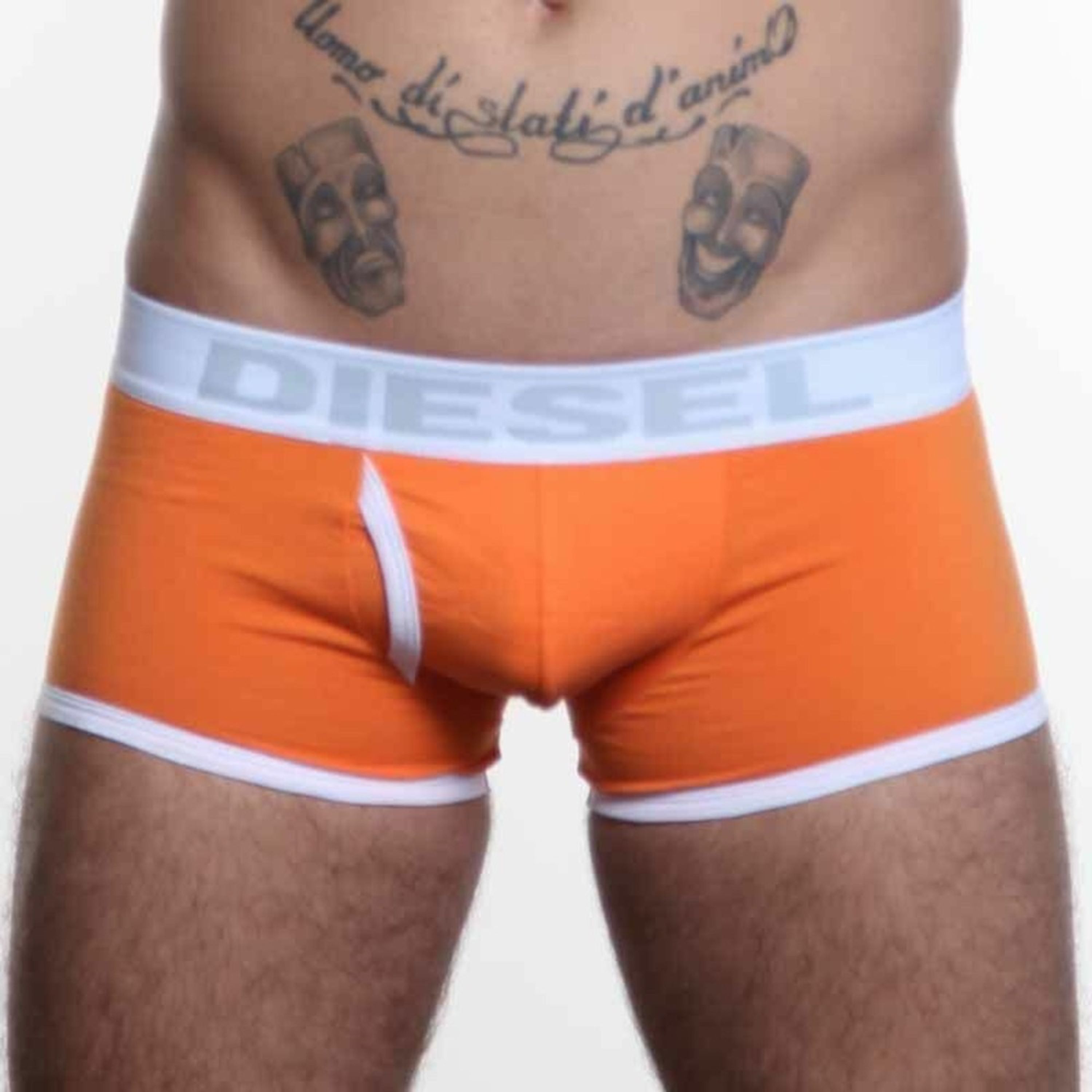Мужские трусы боксеры оранжевые Diesel Orange Boxer фото 2