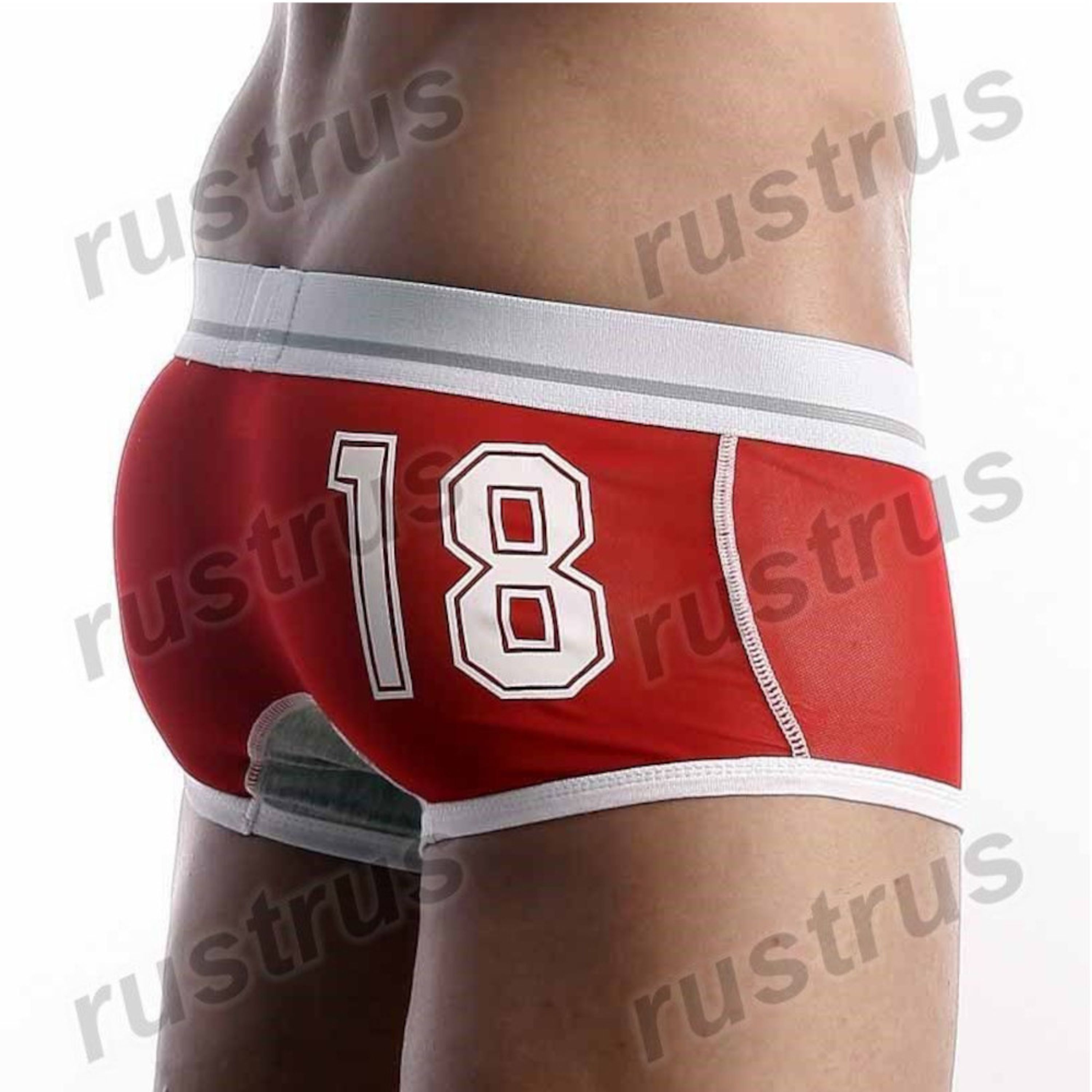Мужские трусы хипсы красные Superbody 18 фото 4
