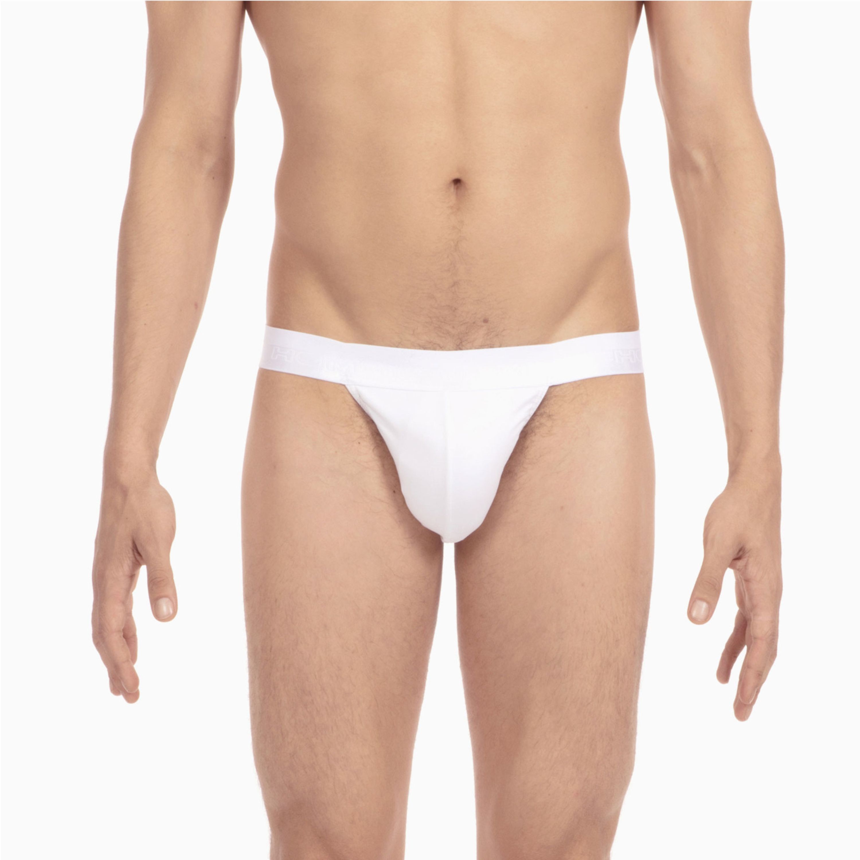 Мужские трусы танга белые HOM CLASSIC Tanga Briefs 400413_400003 фото 4