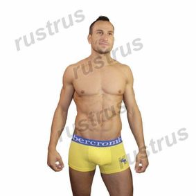 Фото Мужские трусы боксеры желтые Abercrombie&Fitch AF0027