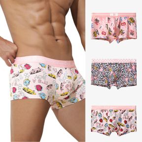 Фото Набор мужских трусов боксеров 3в1 + ПОДАРОК ROMEO ROSSI RR6118