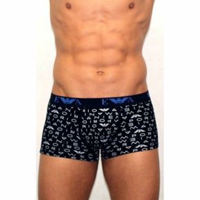 Фото Мужские трусы боксеры т-синие Emporio Armani