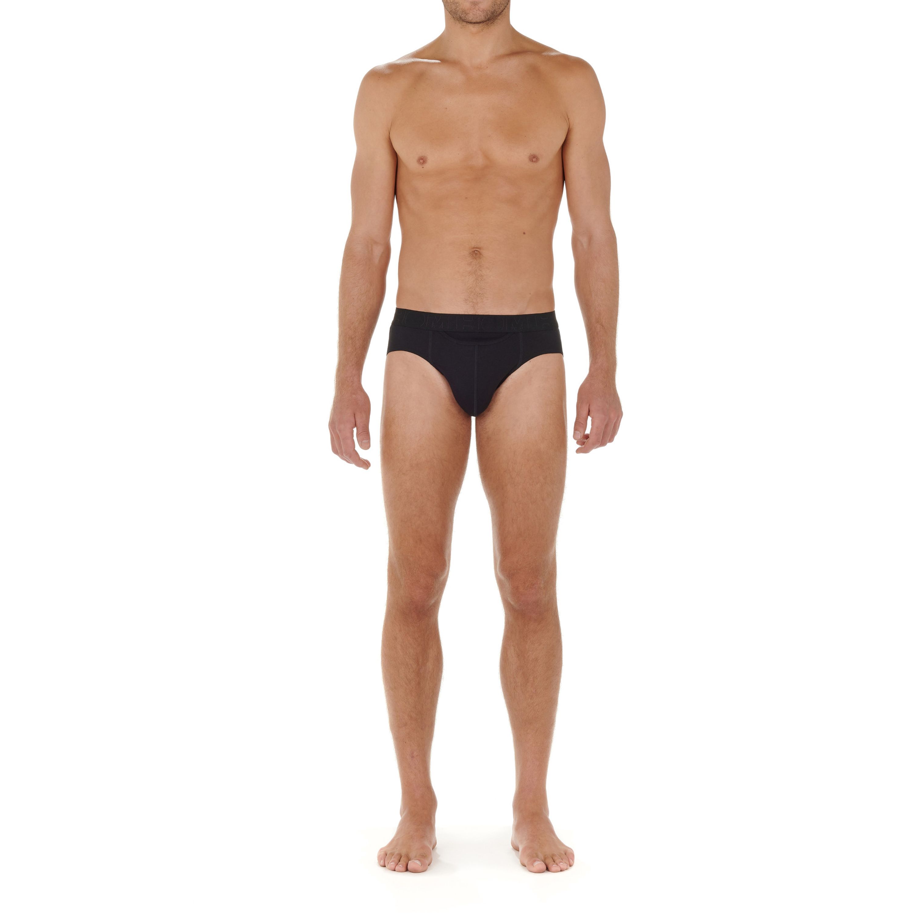 Мужские трусы брифы набор из 2-х штук (черные, черные с принтом) HOM JOAN #2 Mini Briefs HO1 2p 402659_40D042 фото 6