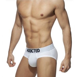 Фото Мужские трусы брифы белые Addicted AD2076-1