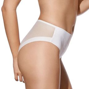 Фото Женские трусы слипы бежевые высокие Creaciones Selene VIOLETA BG/marfil