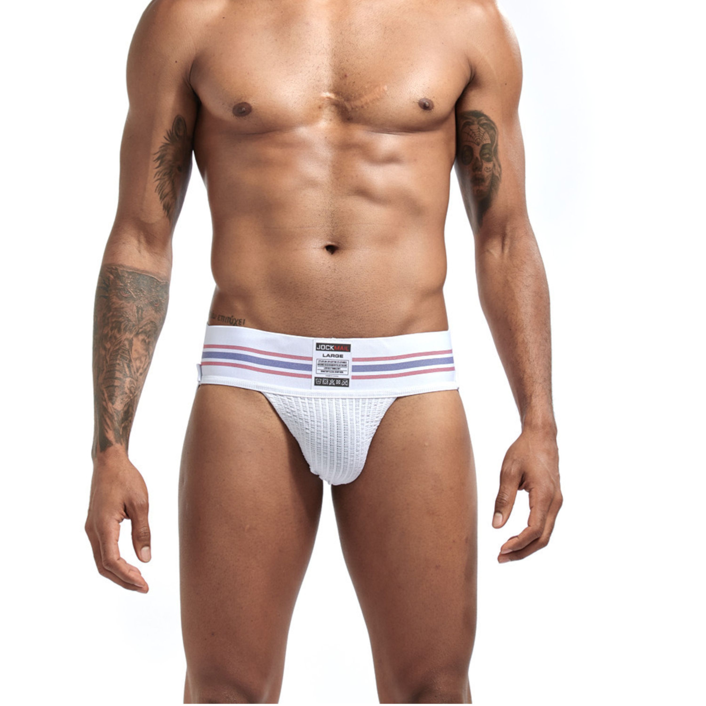 Мужские трусы джоки белые JOCKMAIL JM4021-1 фото 2