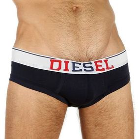 Фото Мужские трусы брифы Diesel Red-Blue Letters Brief Navy