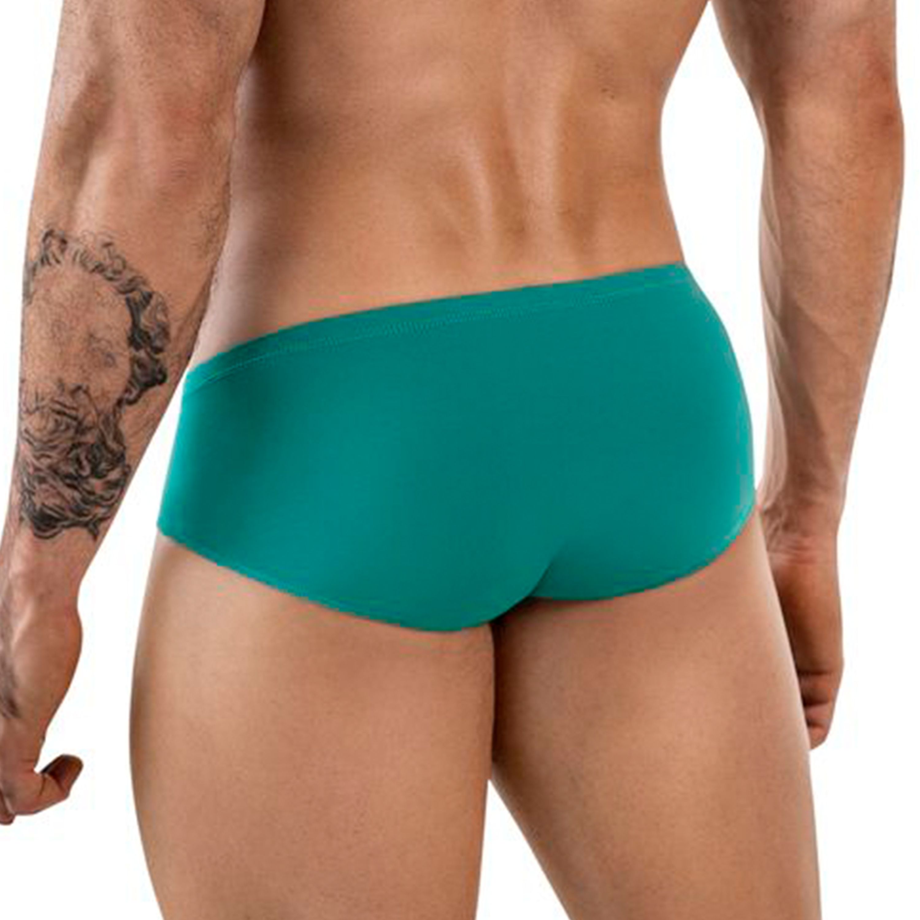 Мужские трусы брифы зеленые Clever Moda AUDAZ BRIEF 187010 фото 3