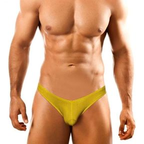 Фото Мужские трусы стринги желтые ADANNU AN7113-13