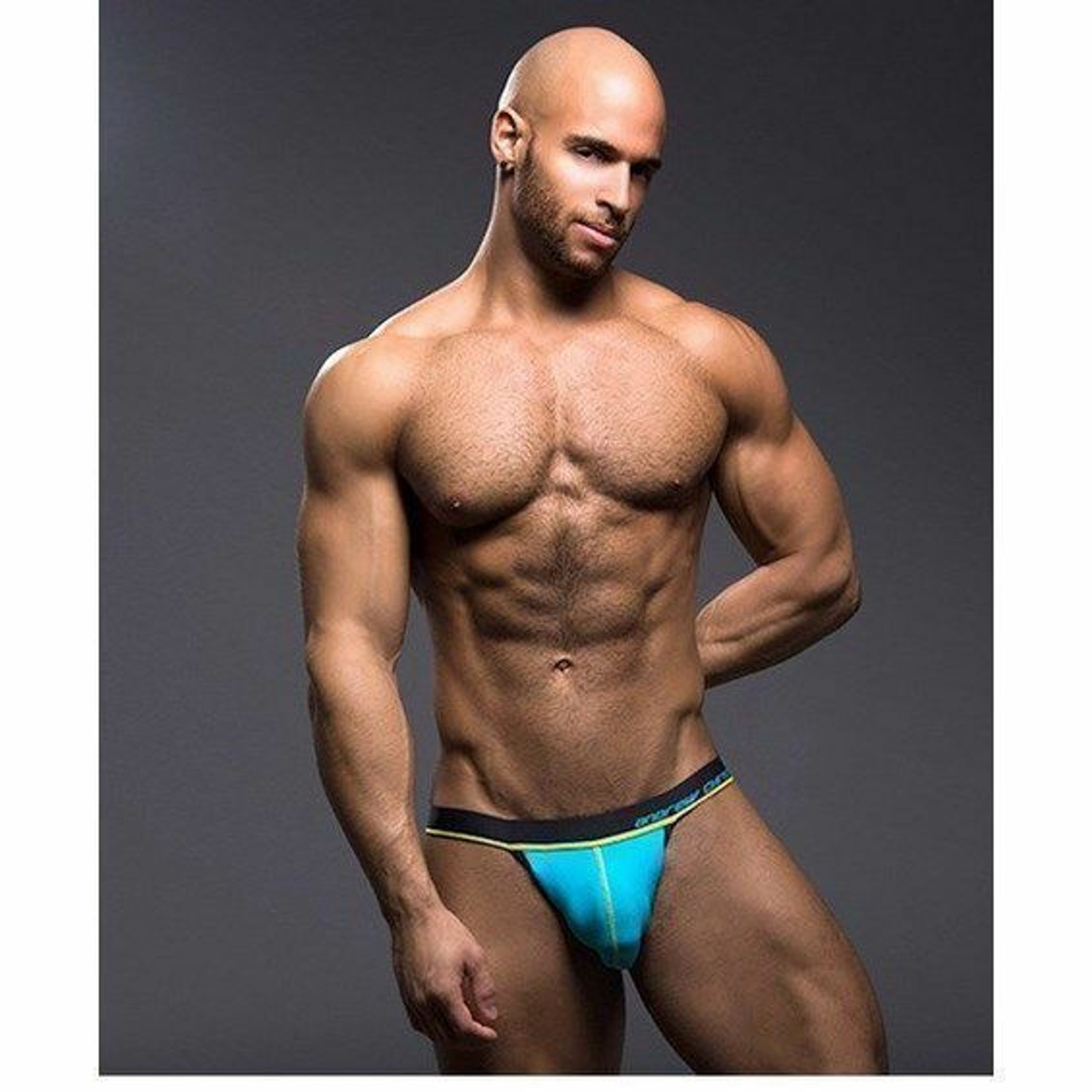 джок nude Мужские трусы джоки голубые Andrew Christian Glow Almost Naked Quirk -  купить недорого в интернет-магазине