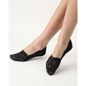 Фото Женские подследники черные OROBLU LACY NO SHOW SOCKS VOBC67420